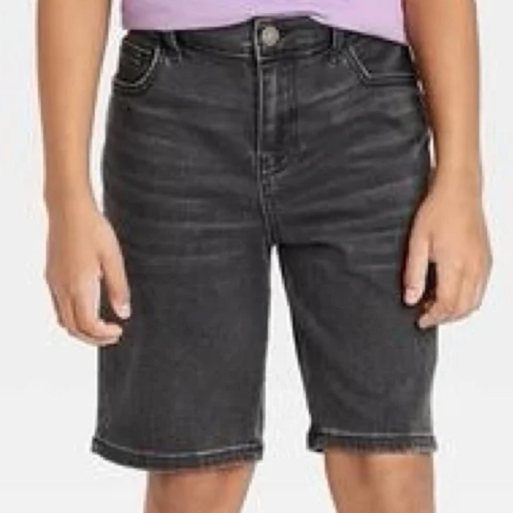Denim Bermuda Shorts